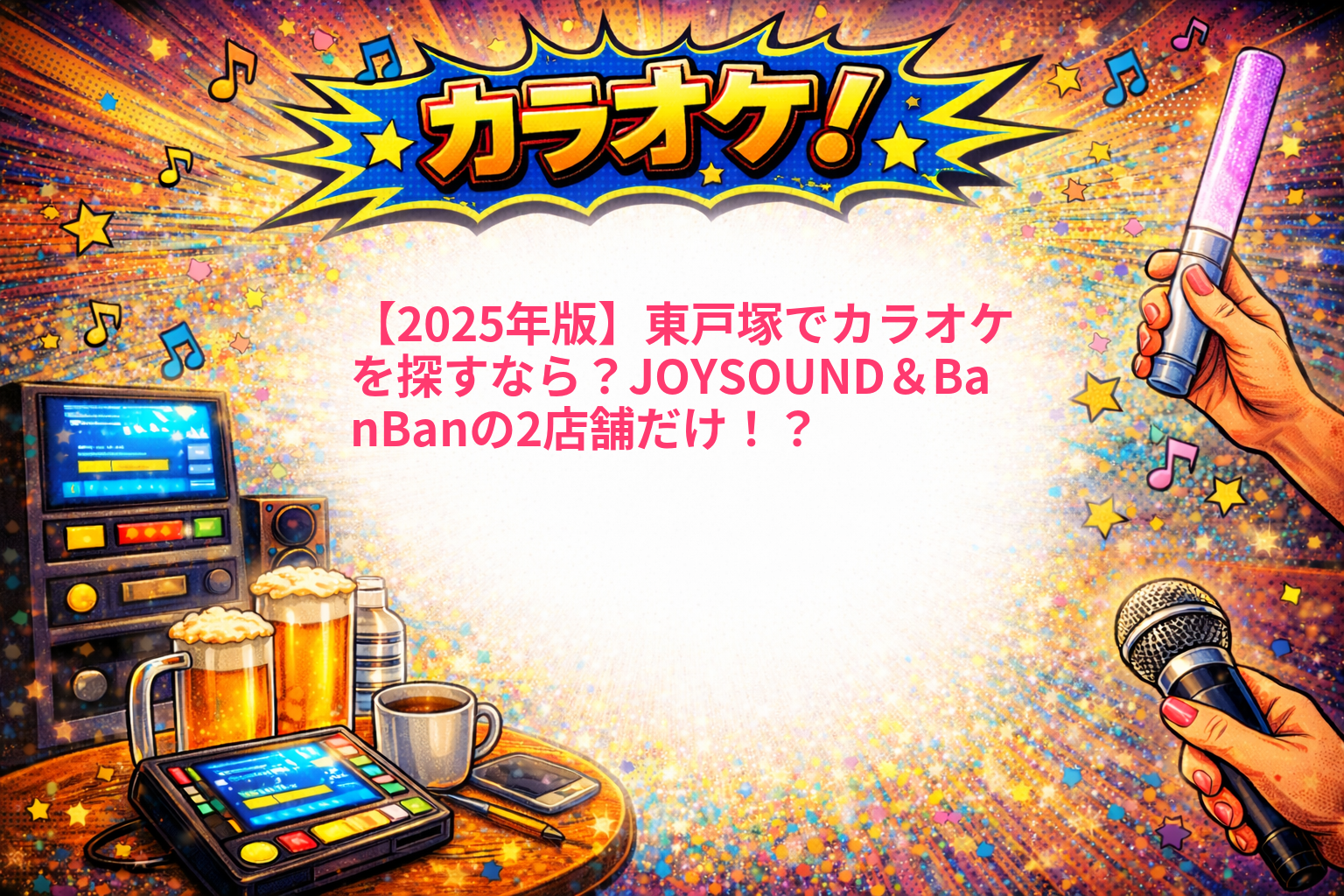 【2025年版】東戸塚でカラオケを探すなら？JOYSOUND＆BanBanの2店舗だけ！？1